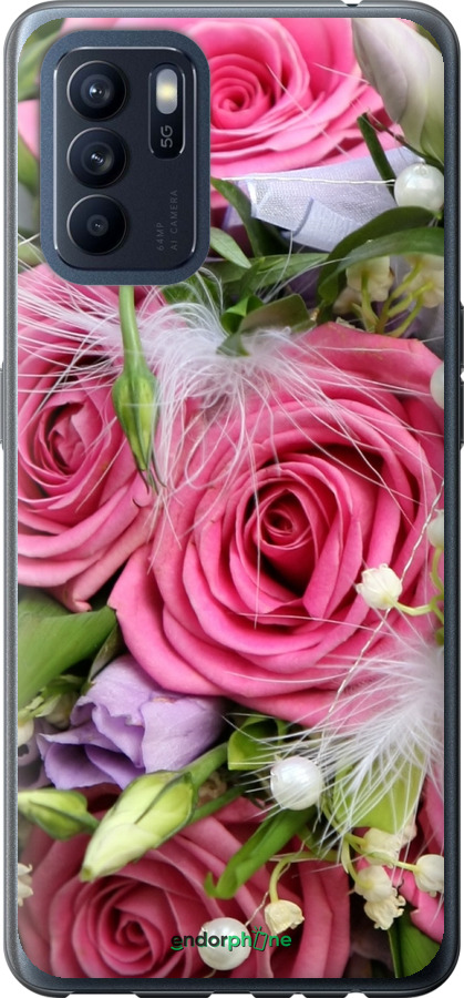 

Силіконовий чохол "Ніжність" для Oppo Reno6 Z, Рожевий