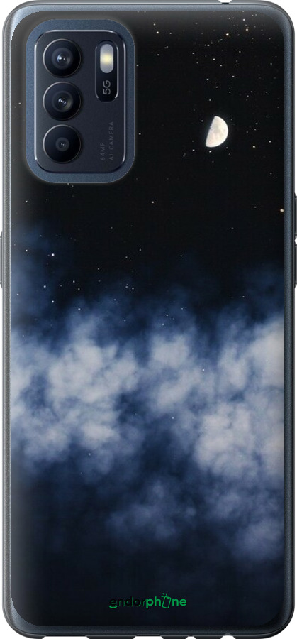 Силіконовий чехол Нічне небо для Oppo Reno6 Z - 6450u-2477 изображение 