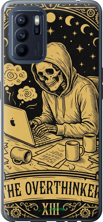 Силиконовый чехол The Overthinker для Oppo Reno6 Z - 6774u-2477 изображение 