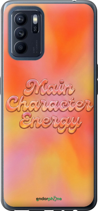 Силіконовий чехол Aura Gradient Main Character Energy Aesthetic Y2K для Oppo Reno6 Z - 6783u-2477 изображение 