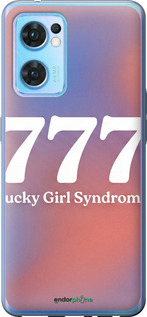 Силиконовый чехол 'Aesthetic Aura Gradient 777 Lucky Energy' для Oppo Reno7 5G изображение 5