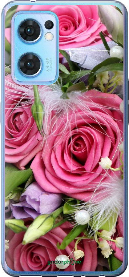 

Силіконовий чохол "Ніжність" для Oppo Reno7 5G, Рожевий