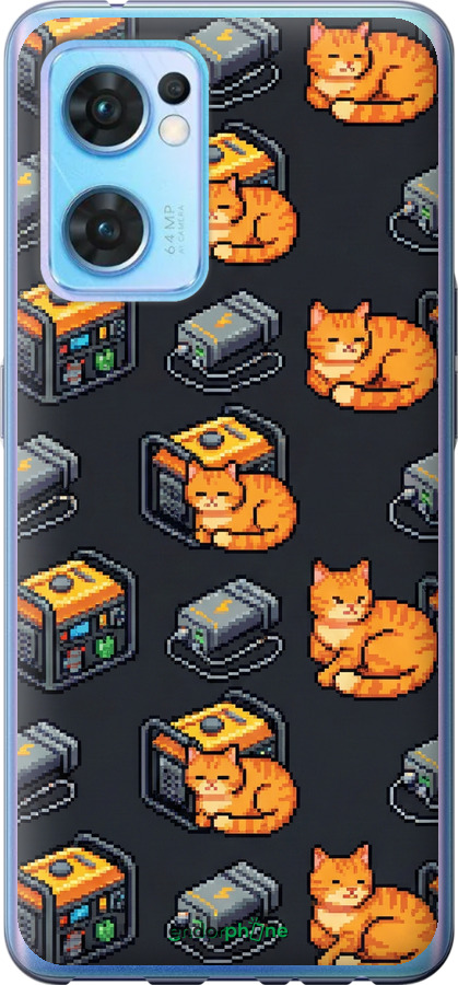 Силиконовый чехол Autonomous Zone для Oppo Reno7 5G - 6771u-2669 изображение 