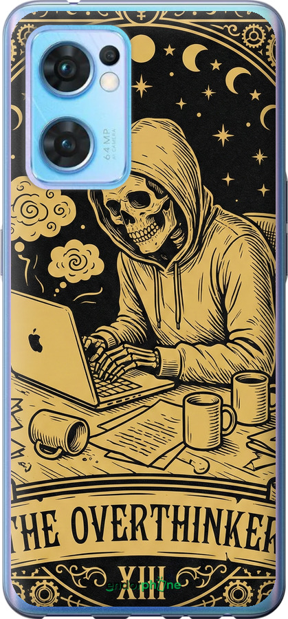 Силіконовий чехол The Overthinker для Oppo Reno7 5G - 6774u-2669 изображение 