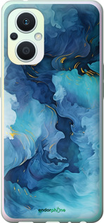 Силіконовий чехол Акварель для Oppo Reno8 Lite - 6320u-2755 изображение 