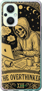 Силіконовий чохол 'The Overthinker' для Oppo Reno8 Lite зображення 1