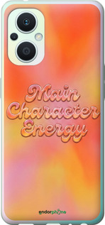 Силіконовий чехол Aura Gradient Main Character Energy Aesthetic Y2K для Oppo Reno8 Lite - 6783u-2755 изображение 