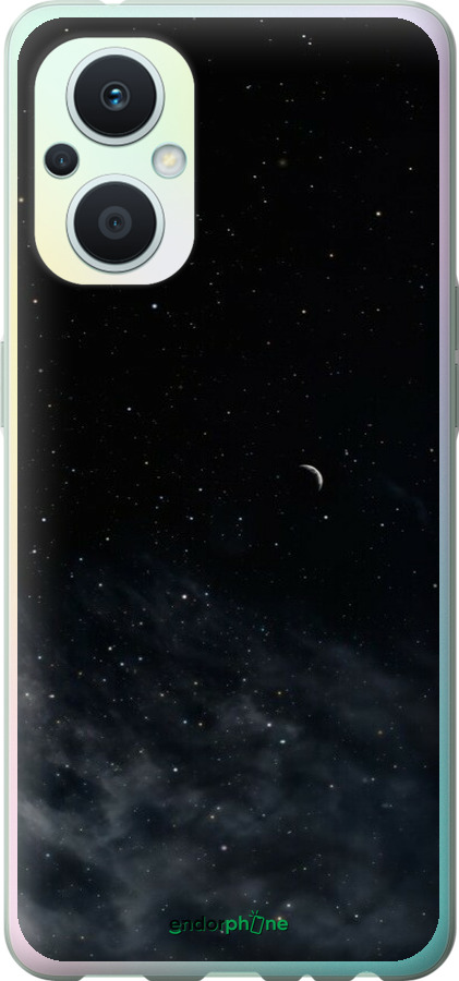 Силиконовый чехол Ночное небо для Oppo Reno8 Lite - 6451u-2755 изображение 