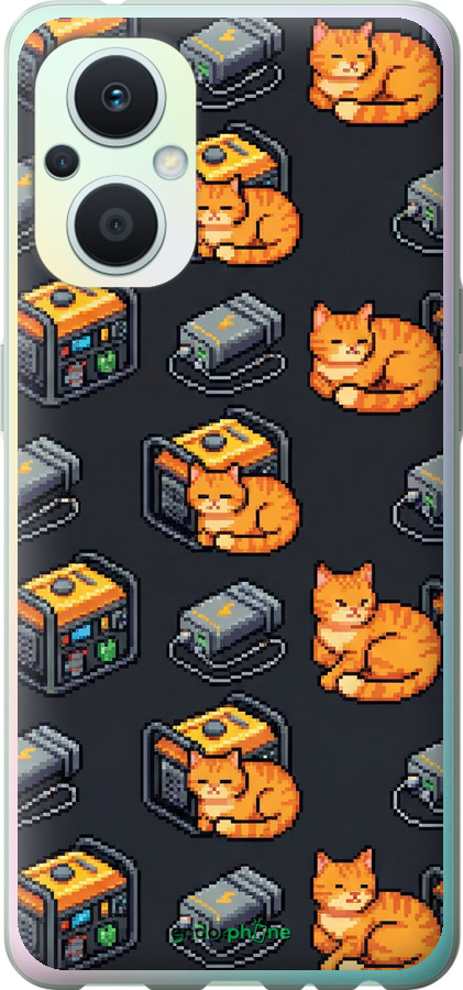 Силиконовый чехол Autonomous Zone для Oppo Reno8 Lite - 6771u-2755 изображение 