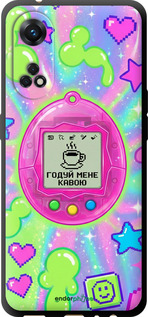 TPU чехол Y2K Aesthetic Retro Pet: Годуй мене кавою для Oppo Reno8 T - 6784b-2969 изображение 