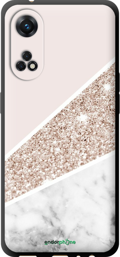 TPU чехол Пастельний мармур для Oppo Reno8 T - 4342b-2969 изображение 