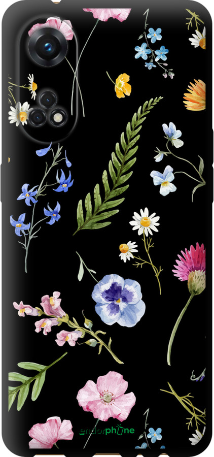 TPU чехол Квітковий фон v2 для Oppo Reno8 T - 5472b-2969 изображение 