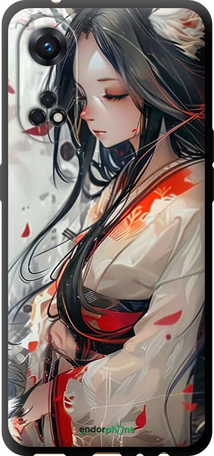 TPU чехол Кіцуне для Oppo Reno8 T - 6073b-2969 изображение 