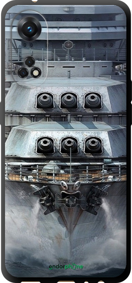 TPU чехол Лінкор, world of tanks, wargaming, військовий корабель для Oppo Reno8 T - 6453b-2969 изображение 