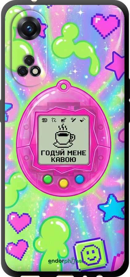 TPU чехол Y2K Aesthetic Retro Pet: Годуй мене кавою для Oppo Reno8 T - 6784b-2969 изображение 