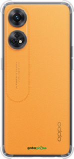 Силіконовий протиударний с посиленими кутами чохол 'Прозорий' для Oppo Reno8 T зображення 8