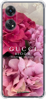 Силикон с усиленными углами чехол Гучи для Oppo Reno8 T - 6341sp-2969 изображение 
