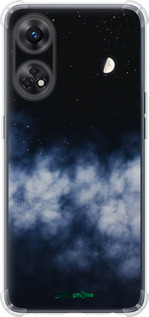 Силикон с усиленными углами чехол Ночное небо для Oppo Reno8 T - 6450sp-2969 изображение 