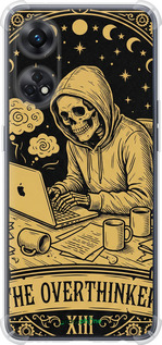 Силикон с усиленными углами чехол The Overthinker для Oppo Reno8 T - 6774sp-2969 изображение 