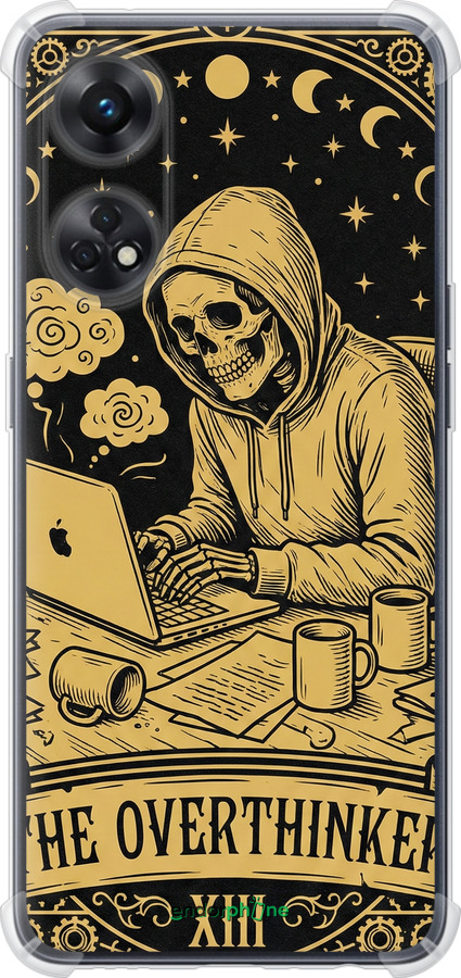 Силикон с усиленными углами чехол The Overthinker для Oppo Reno8 T - 6774sp-2969 изображение 