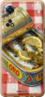 Силиконовый чехол Vintage Sardine Tin Phone для Oppo Reno8 T - 6772u-2969 изображение 