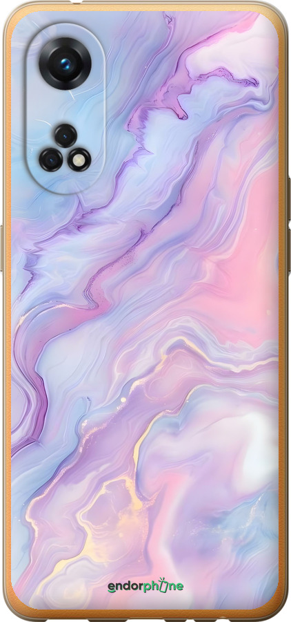 Силіконовий чехол Нежный мрамор для Oppo Reno8 T - 6310u-2969 изображение 