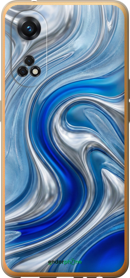 Силиконовый чехол Liquid Chrome для Oppo Reno8 T - 6781u-2969 изображение 