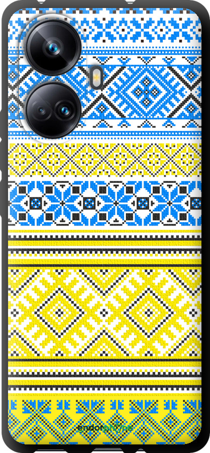 TPU чехол Вышиванка 40 для Realme 10 Pro Plus - 1174b-2944 изображение 