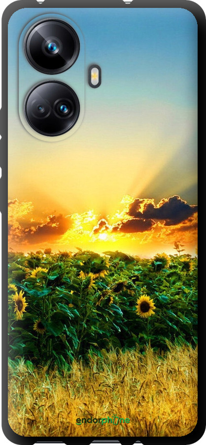 

TPU чорний чохол "Україна" для Realme 10 Pro Plus