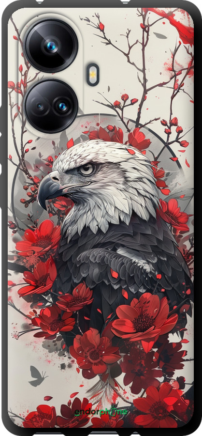 TPU чехол Рубіновий орел для Realme 10 Pro Plus - 6103b-2944 изображение 
