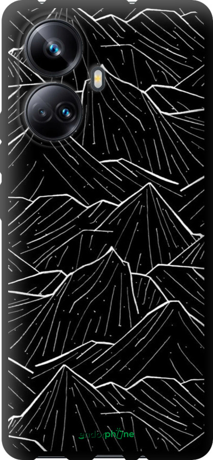 TPU чехол С изображением Темных гор для Realme 10 Pro Plus - 6489b-2944 изображение 