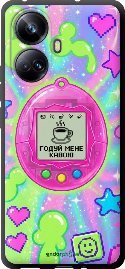 TPU чехол Y2K Aesthetic Retro Pet: Годуй мене кавою для Realme 10 Pro Plus - 6784b-2944 изображение 
