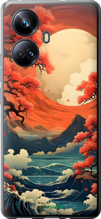Силіконовий чехол Природа Японії для Realme 10 Pro Plus - 6327u-2944 изображение 