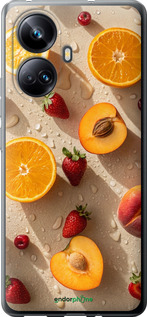 Силиконовый чехол Фрукты 3 для Realme 10 Pro Plus - 6703u-2944 изображение 