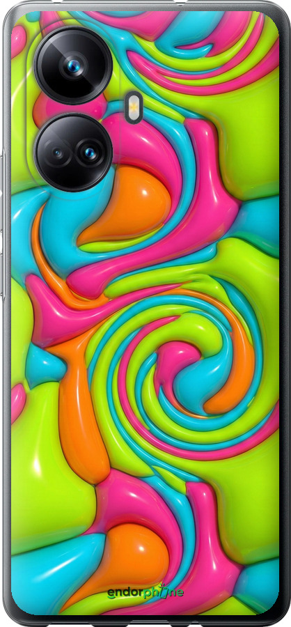 Силиконовый чехол Y2K Jelly Dream для Realme 10 Pro Plus - 6780u-2944 изображение 