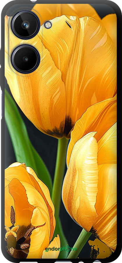 TPU чехол Желтые тюльпаны для Realme 10 - 5991b-2946 изображение 