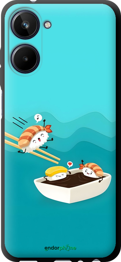 TPU чехол Суши для Realme 10 - 6354b-2946 изображение 