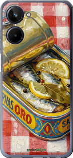 Силиконовый чехол 'Vintage Sardine Tin Phone' для Realme 10 изображение 5
