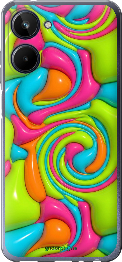 Силіконовий чехол Y2K Jelly Dream для Realme 10 - 6780u-2946 изображение 