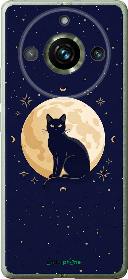 Силиконовый чехол Cute Cat Celestial/Witchy для Realme 11 Pro - 6787u-3077 изображение 