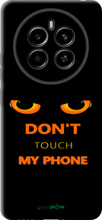 TPU чехол Don't touch the phone для Realme 12 4G - 4261b-3785 изображение 