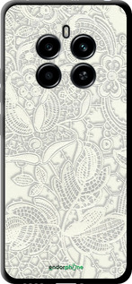 TPU чехол Белое кружево для Realme 12 4G - 4383b-3785 изображение 