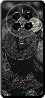 TPU чехол Black Bitcoin для Realme 12 4G - 6090b-3785 изображение 