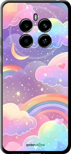 TPU чехол Облака и радуга для Realme 12 4G - 6312b-3785 изображение 