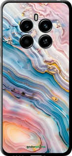 TPU чехол Мрамор красивый для Realme 12 4G - 6376b-3785 изображение 