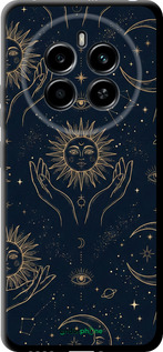 TPU чехол Celestial Harmony: Sun & Moon Gold Mystic Pattern для Realme 12 4G - 6778b-3785 изображение 