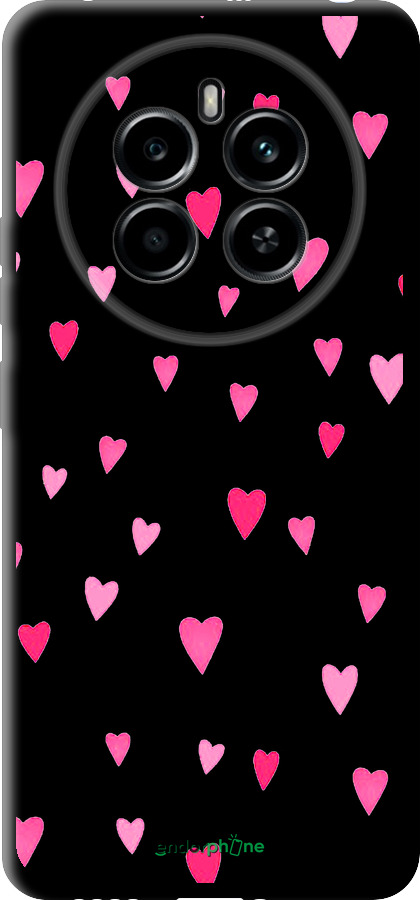 TPU чехол Сердечки 2 для Realme 12 4G - 4763b-3785 изображение 