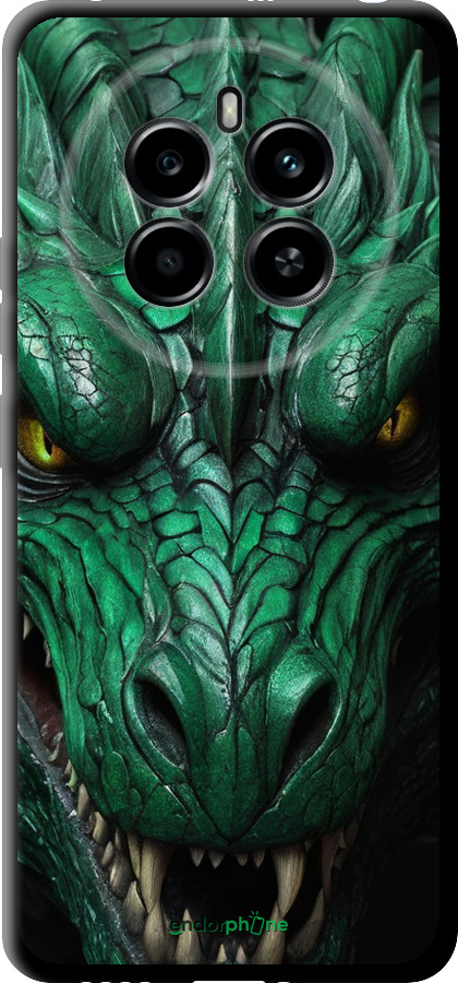 TPU чехол Зелёный дракон v2 для Realme 12 4G - 5817b-3785 изображение 