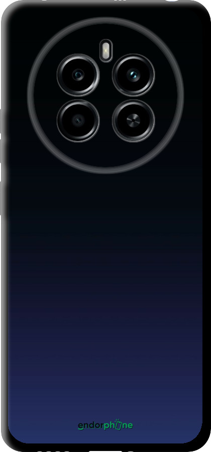 TPU чехол Градиент в тёмно - синем стиле для Realme 12 4G - 6542b-3785 изображение 
