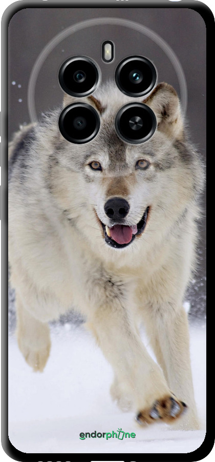 TPU чехол Бегущий волк для Realme 12 4G - 826b-3785 изображение 